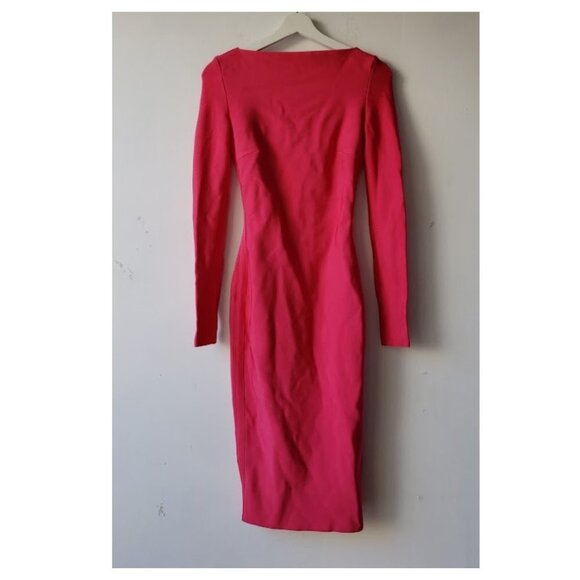 House of CB Hot Pink Antonia Bodycon Bandage Dress - Picture 3 of 7